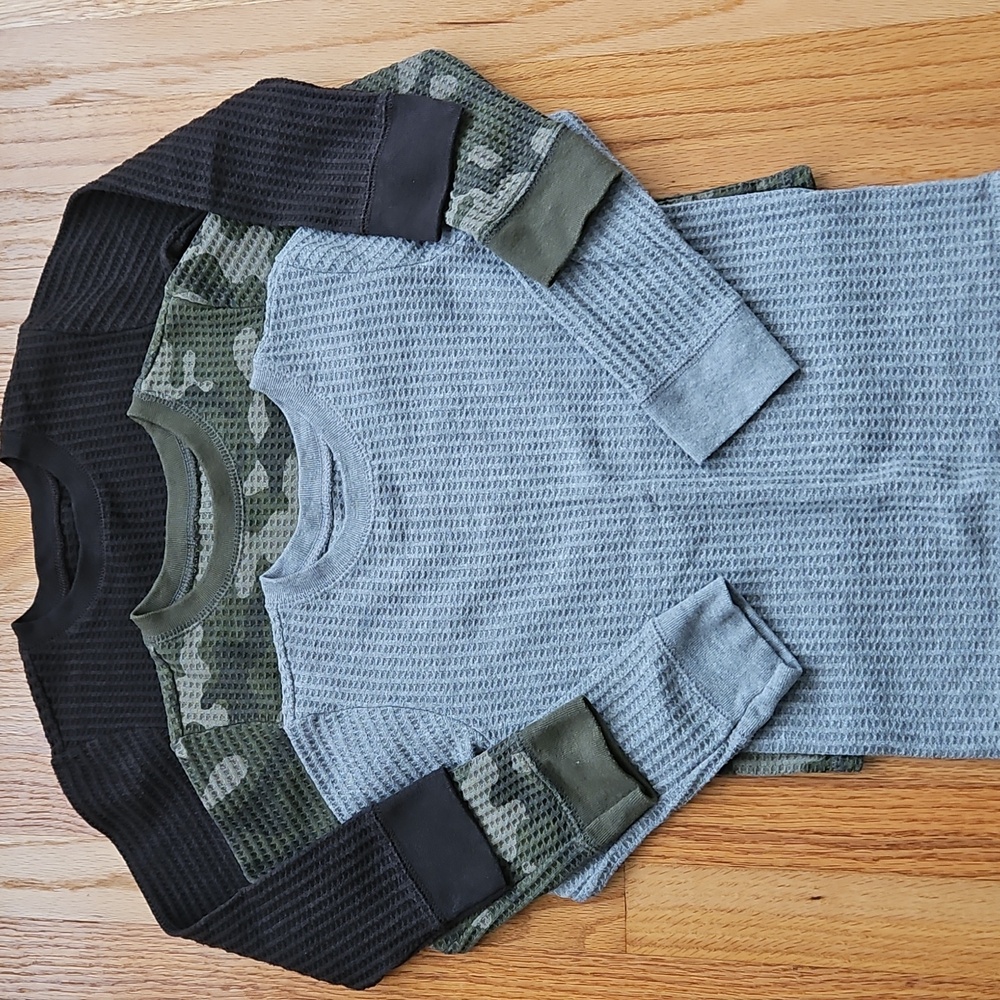 Kids Thermal Long Sleeve Shirt Bundle